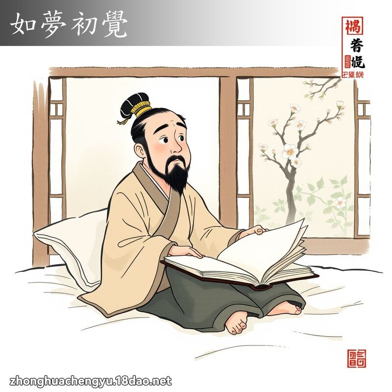如夢初覺 配图
