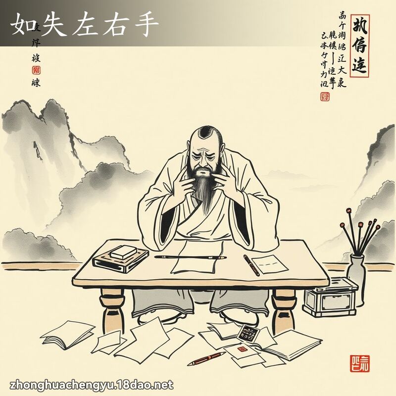 如失左右手 配图