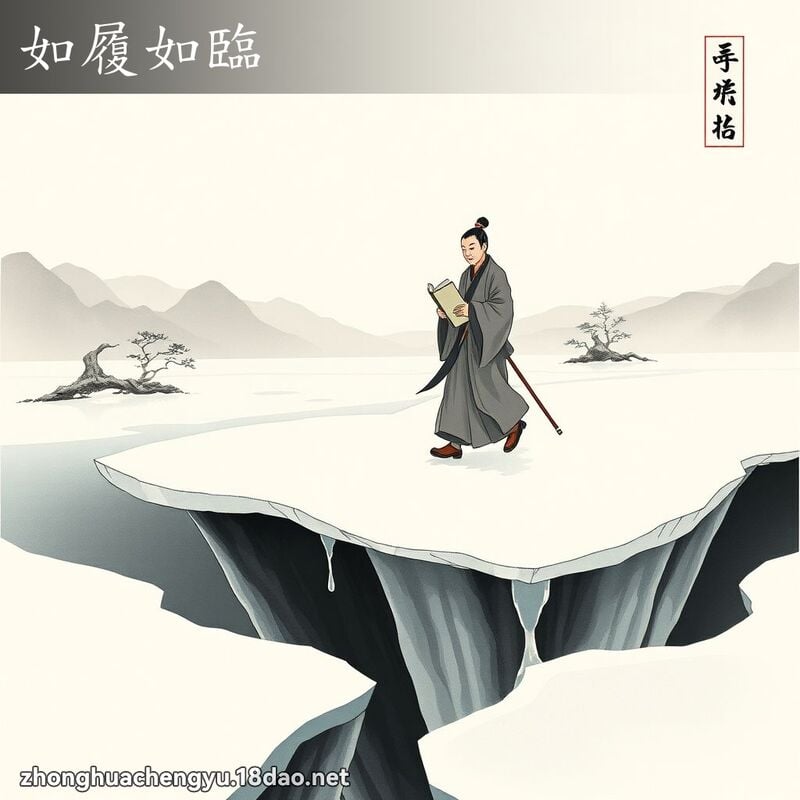 如履如臨 配图