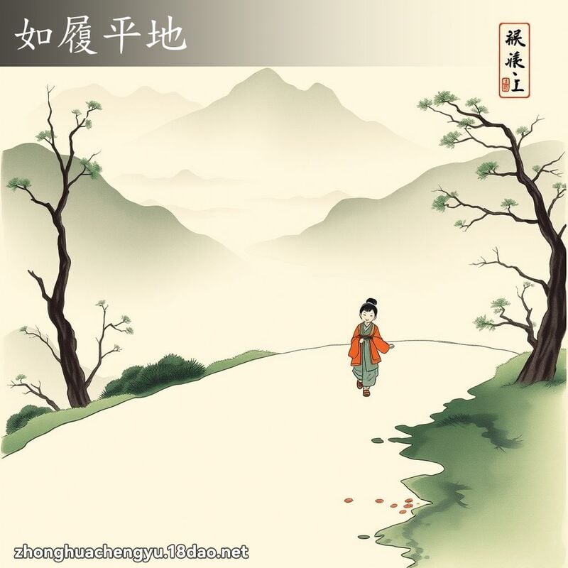 如履平地 配图