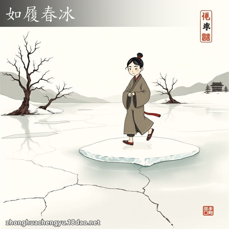 如履春冰 配图