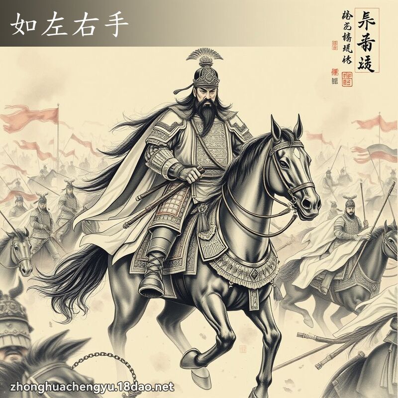 如左右手 配图