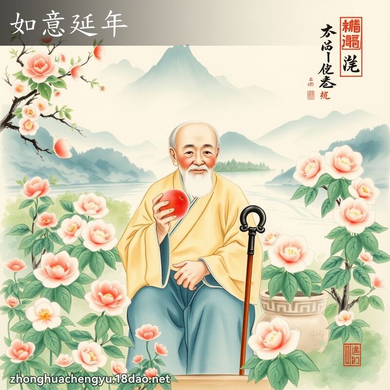 如意延年 配图