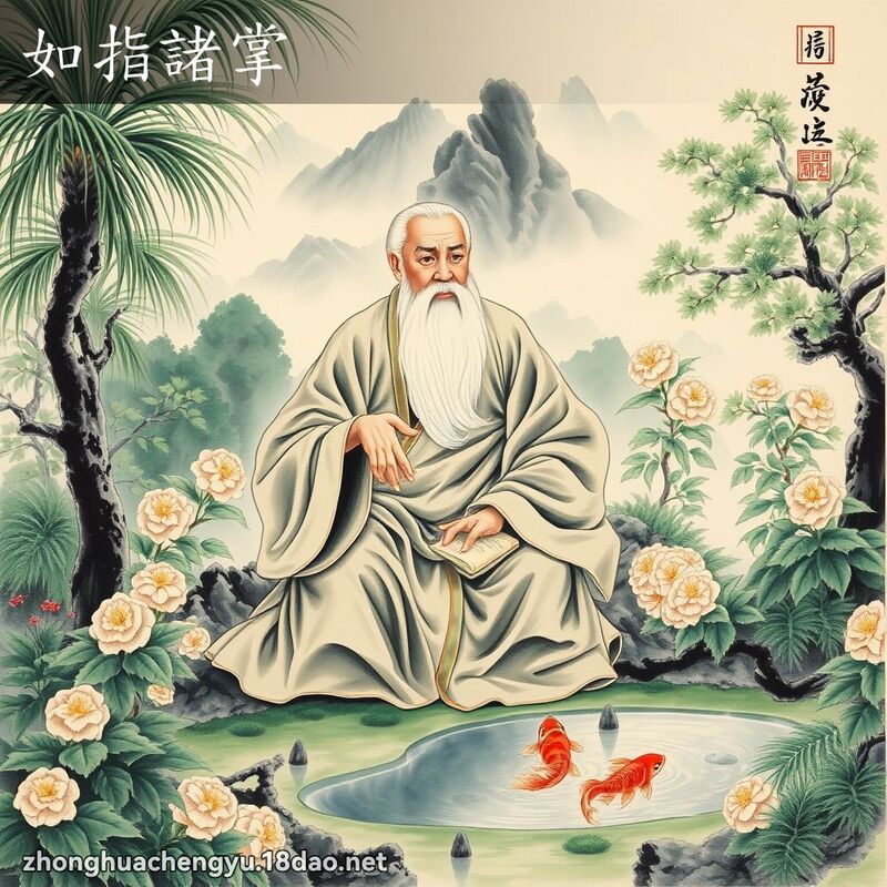 如指諸掌 配图