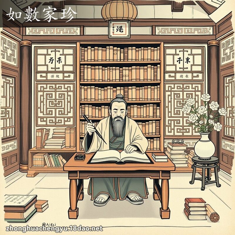 如數家珍 配图