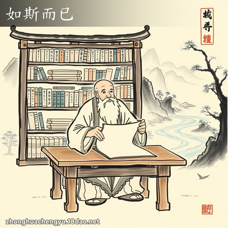 如斯而已 配图