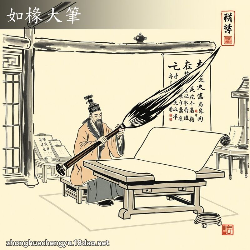 如椽大筆 配图