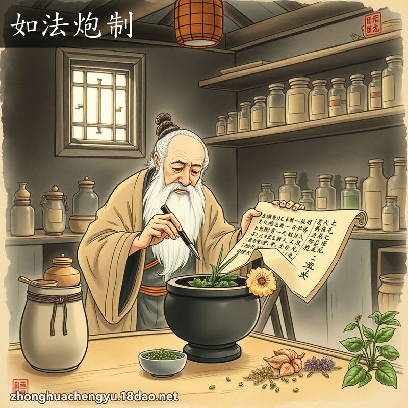 如法炮制 配图