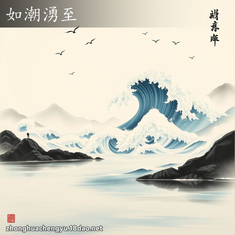 如潮湧至 配图