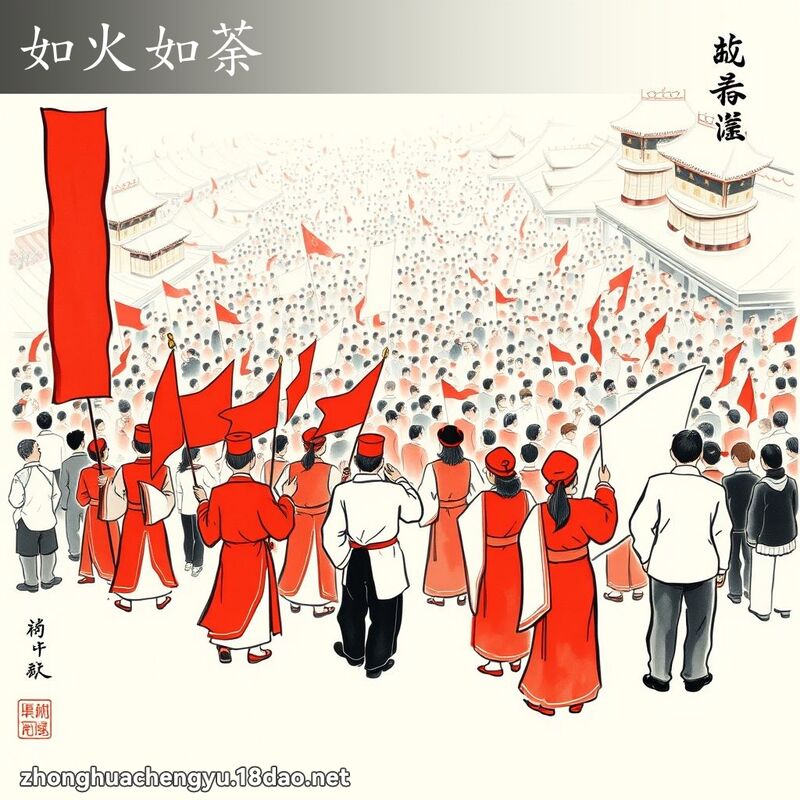 如火如荼 配图