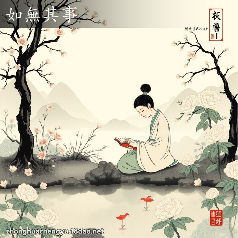如無其事 配图