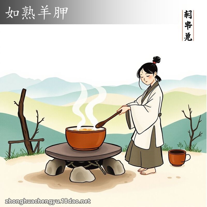 如熟羊胛 配图