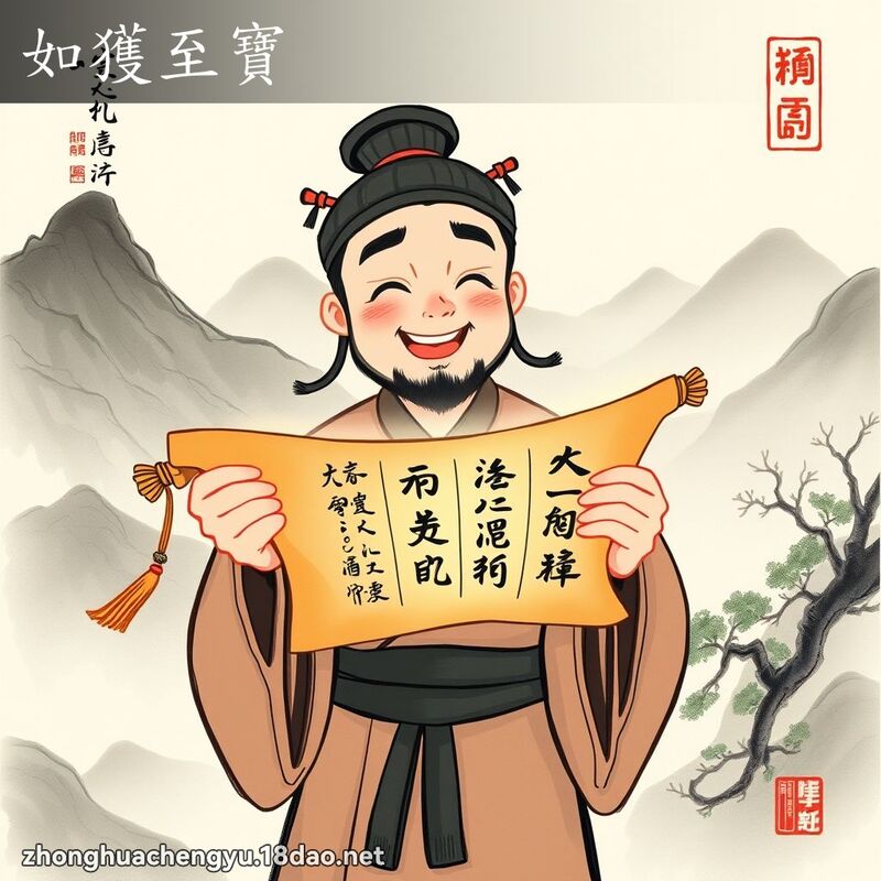 如獲至寶 配图