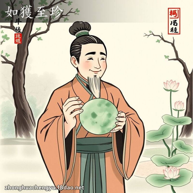 如獲至珍 配图