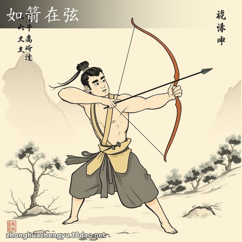 如箭在弦 配图