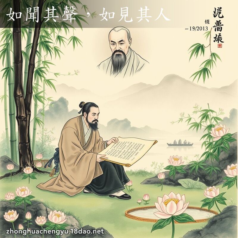 如聞其聲,如見其人 配图