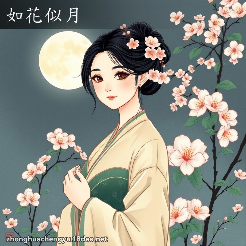 如花似月 配图