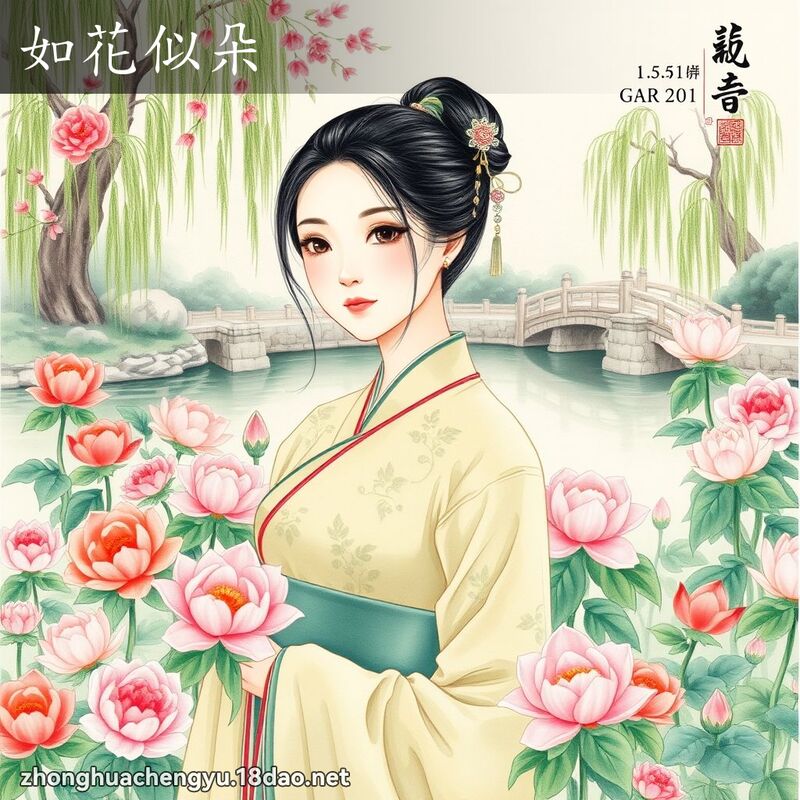 如花似朵 配图