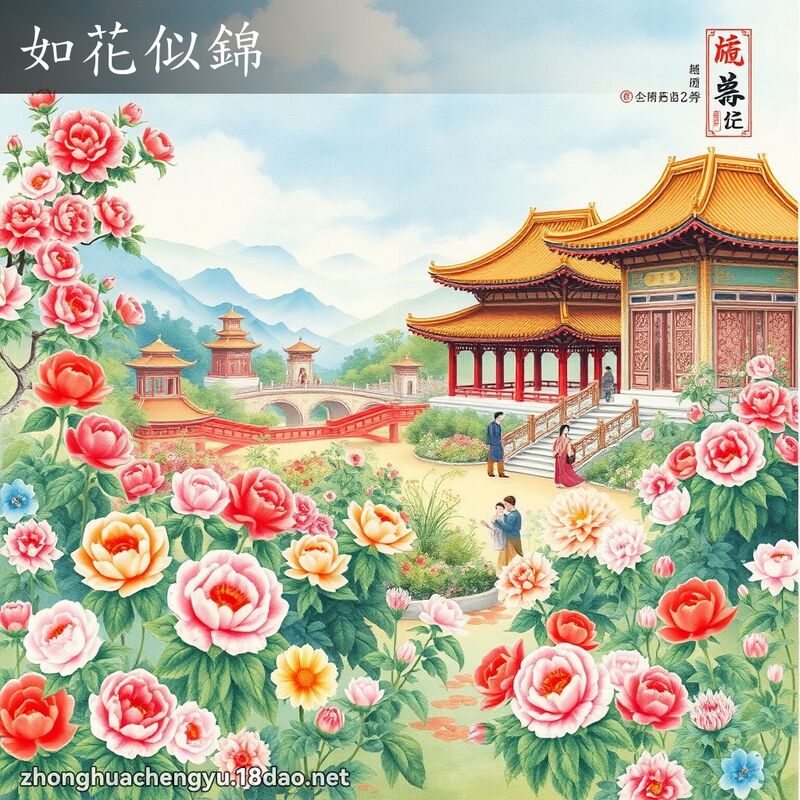 如花似錦 配图