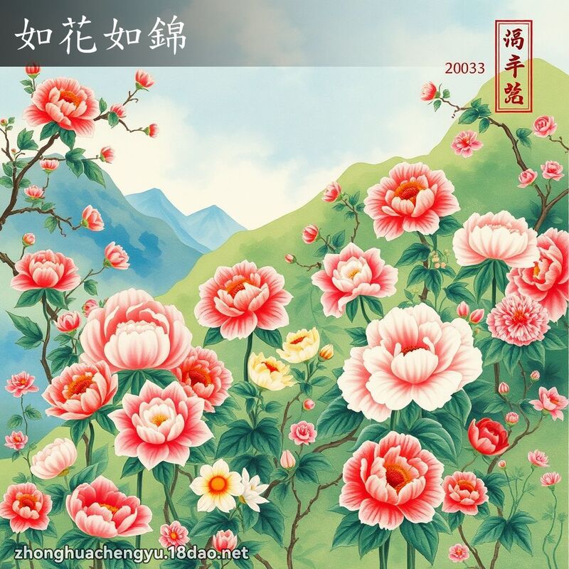 如花如錦 配图