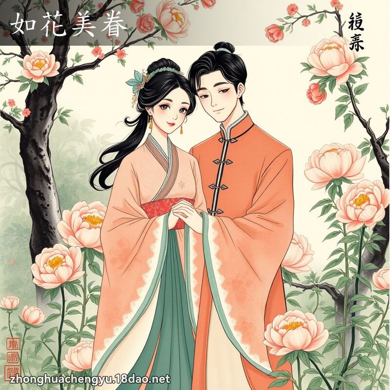 如花美眷 配图