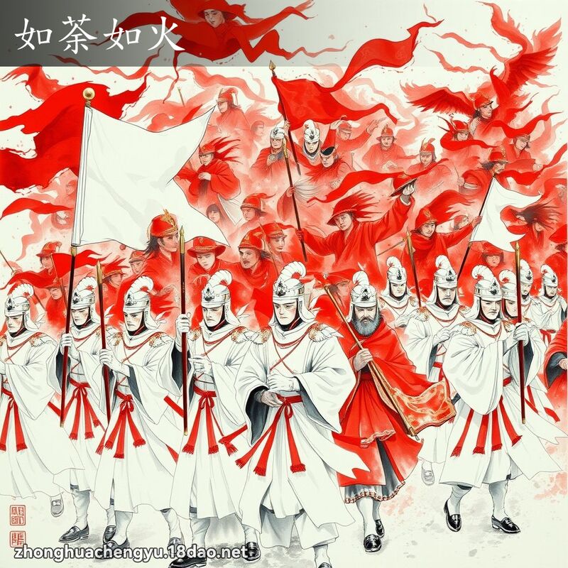 如荼如火 配图