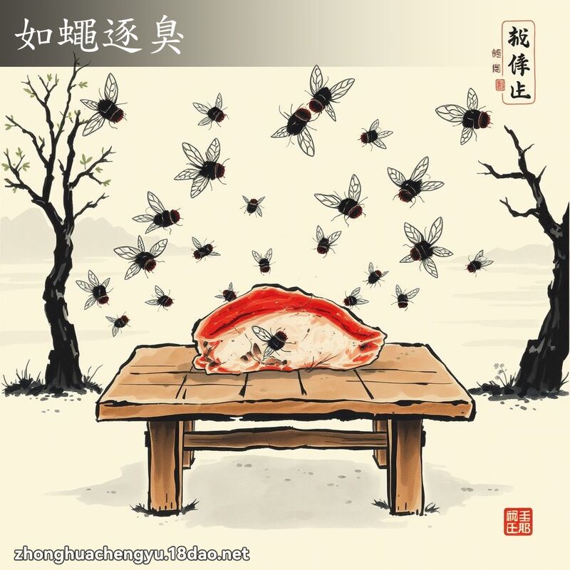 如蠅逐臭 配图