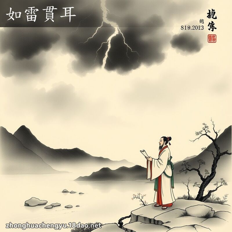 如雷貫耳 配图