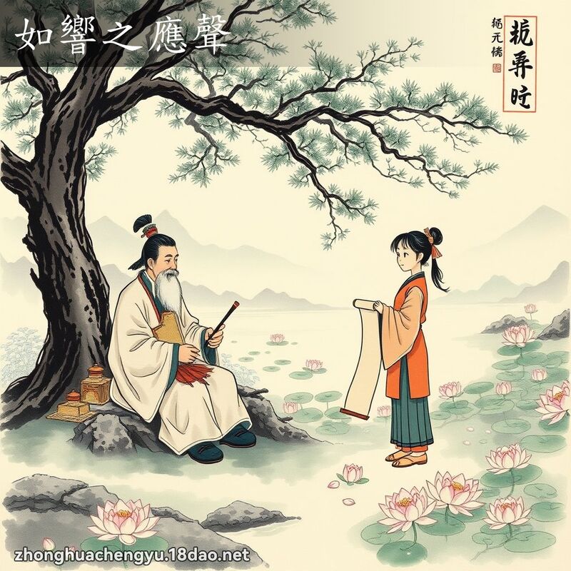 如響之應聲 配图