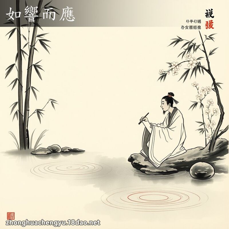 如響而應 配图