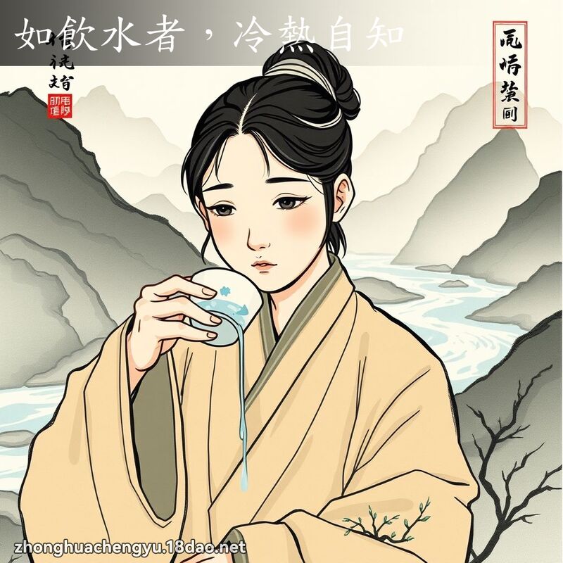 如飲水者,冷熱自知 配图