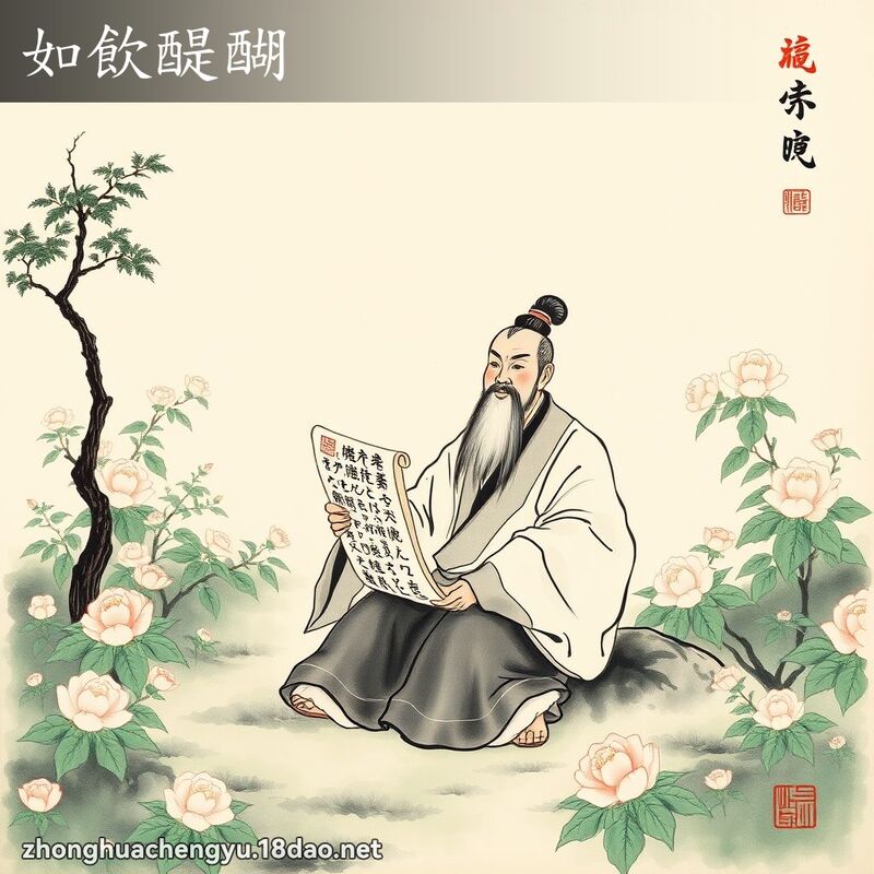 如飲醍醐 配图