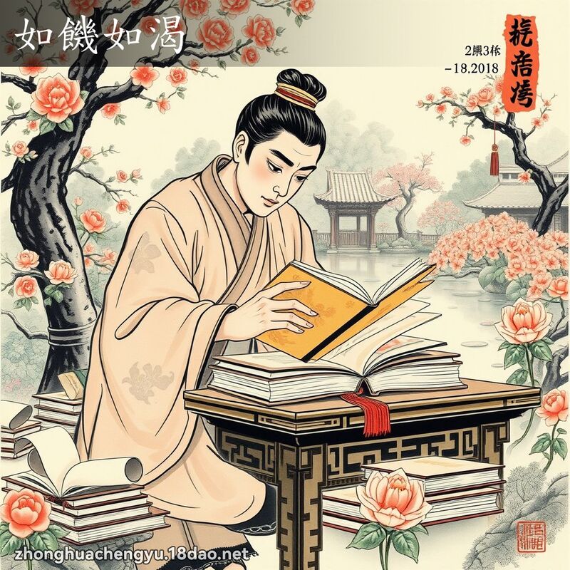 如饑如渴 配图