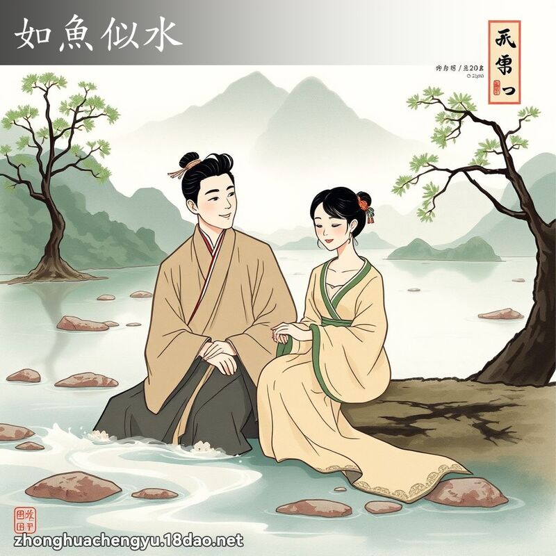 如魚似水 配图