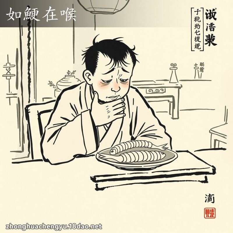 如鯁在喉 配图