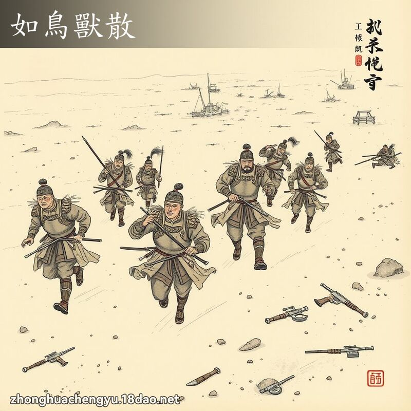 如鳥獸散 配图