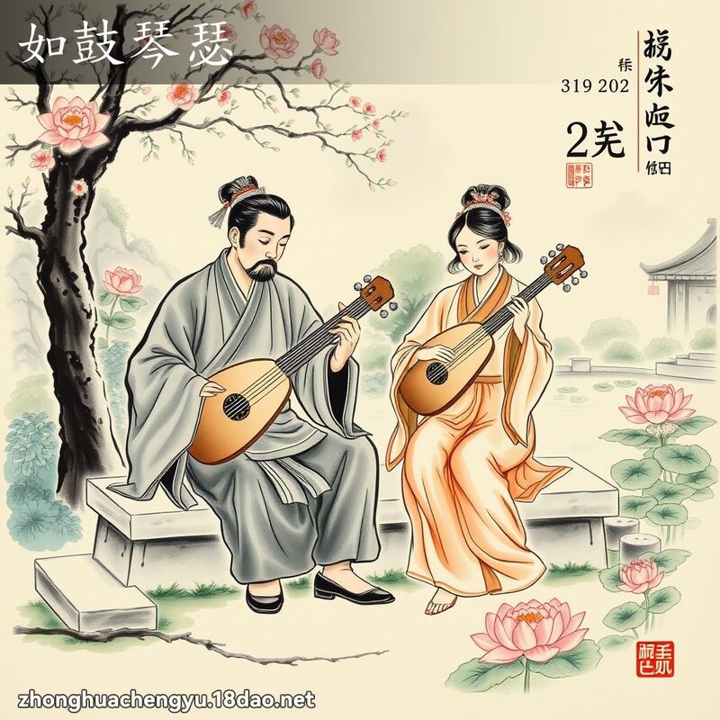 如鼓琴瑟 配图