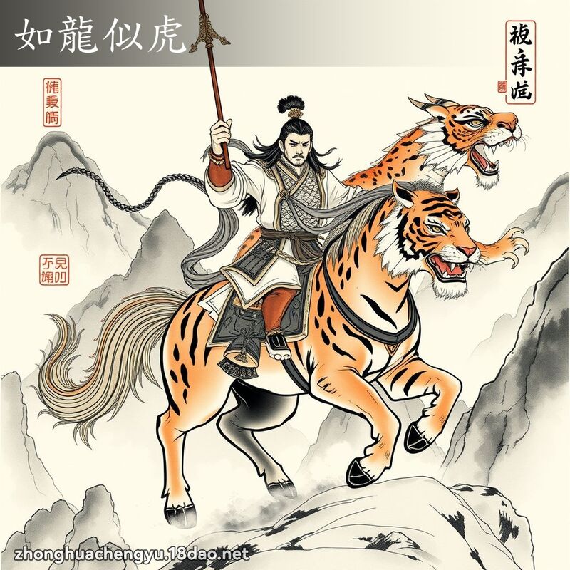 如龍似虎 配图