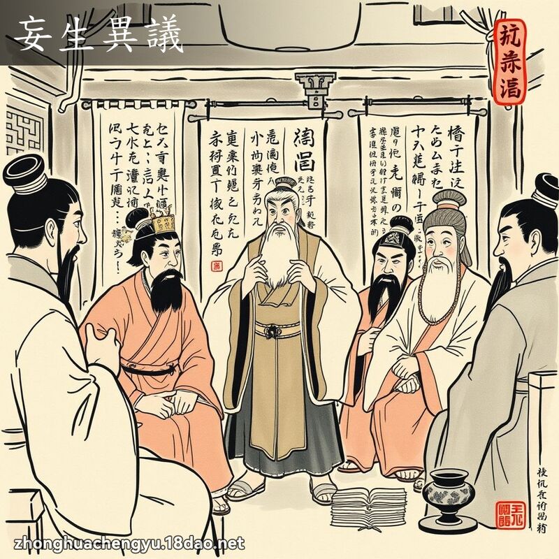 妄生異議 配图