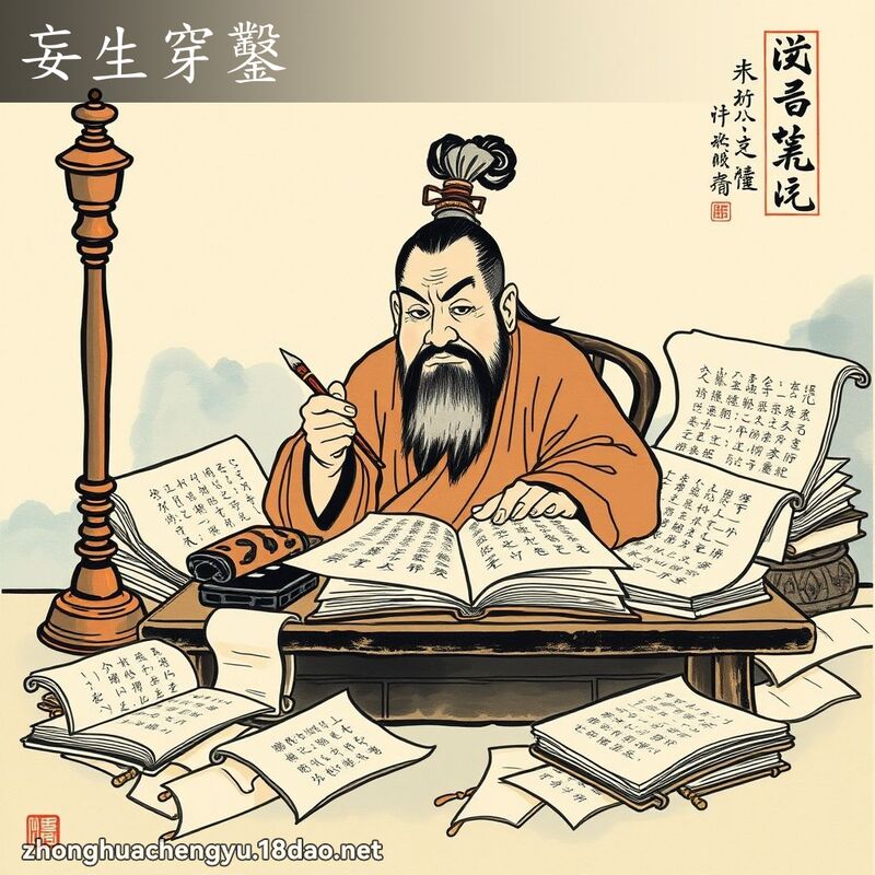 妄生穿鑿 配图