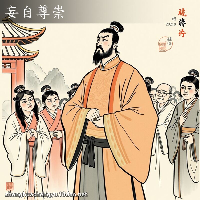 妄自尊崇 配图