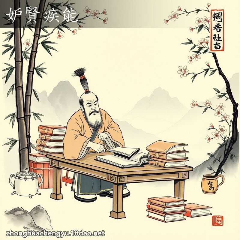 妒賢疾能 配图