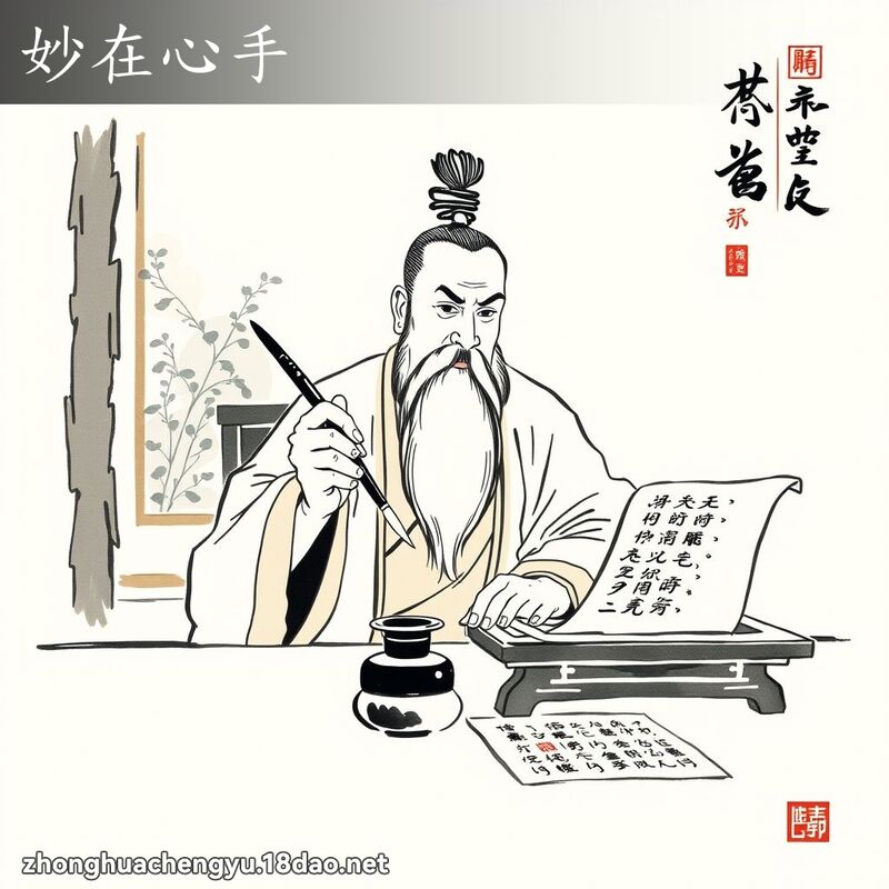 妙在心手 配图