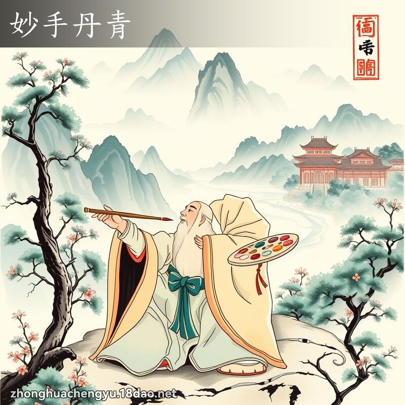 妙手丹青 配图