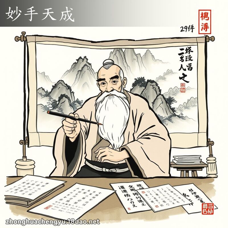 妙手天成 配图