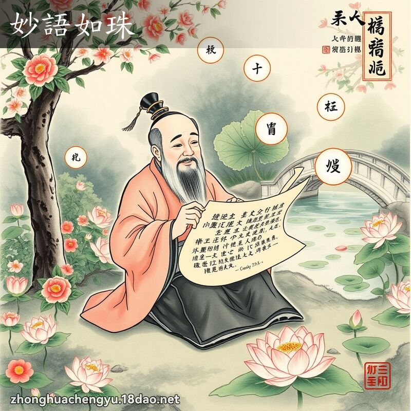 妙語如珠 配图