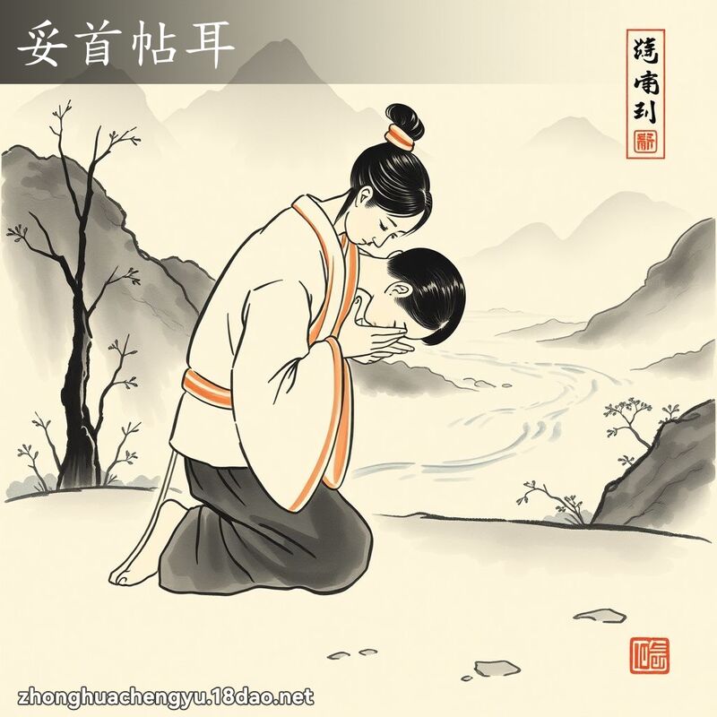 妥首帖耳 配图
