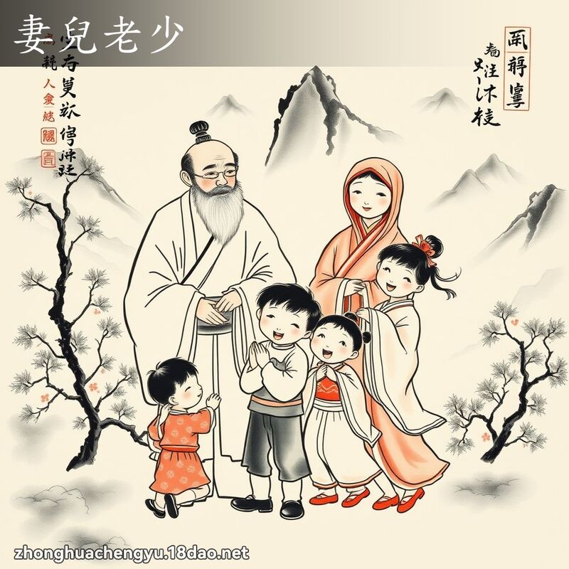 妻兒老少 配图