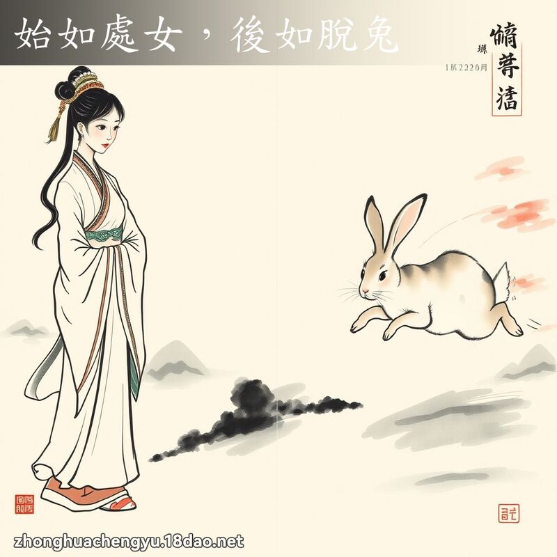 始如處女,後如脫兔 配图