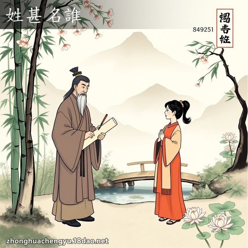 姓甚名谁 - 中华成语配图